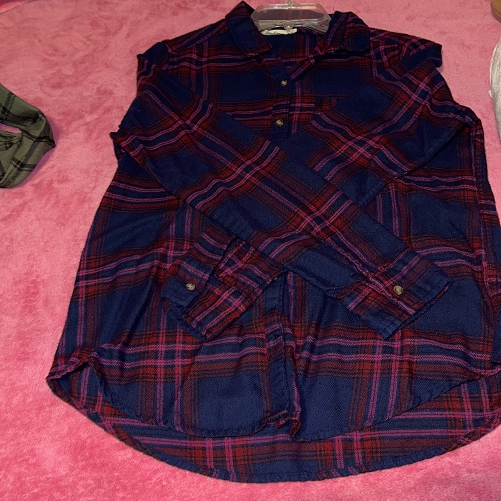 Plaid flannel shirt